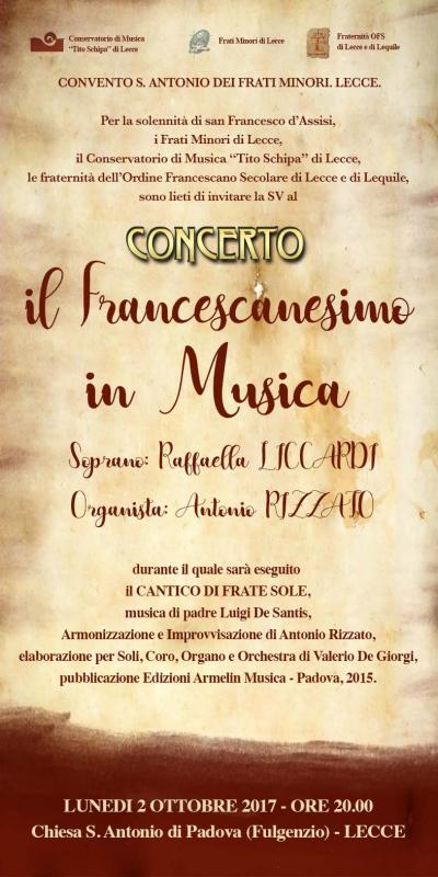 Il Francescanesimo in Musica