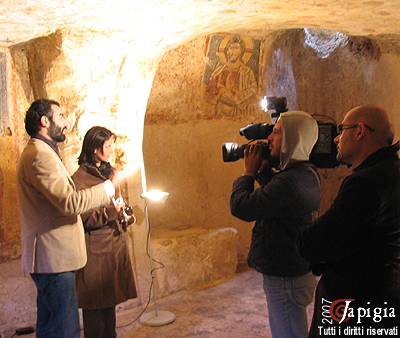 Paolo Schiavano svela i segreti della cripta del Crocefisso ad Ugento