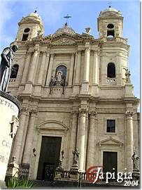 Catania, la chiesa di San Francesco d'Assisi